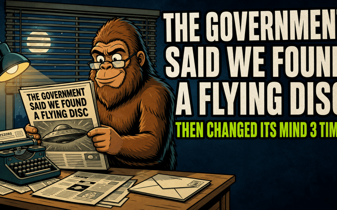 The Government Said We Found a Flying Disc Then Changed Its Mind 3 Times